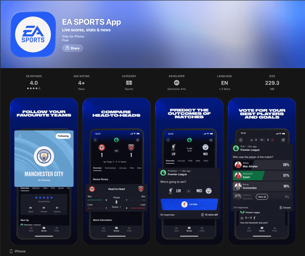 EA SPORTS™ App